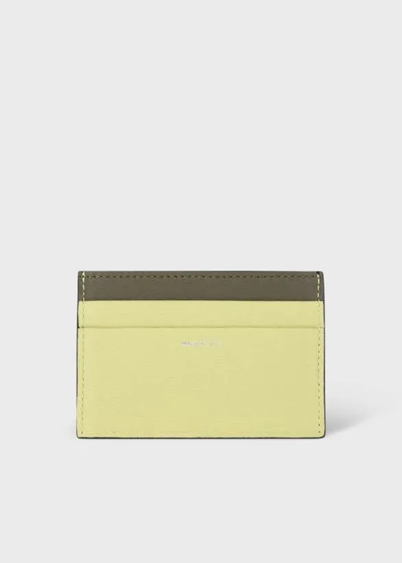 Paul Smith Monogrammed Gifts Leather Credit Card Holder Black 8211 Mens