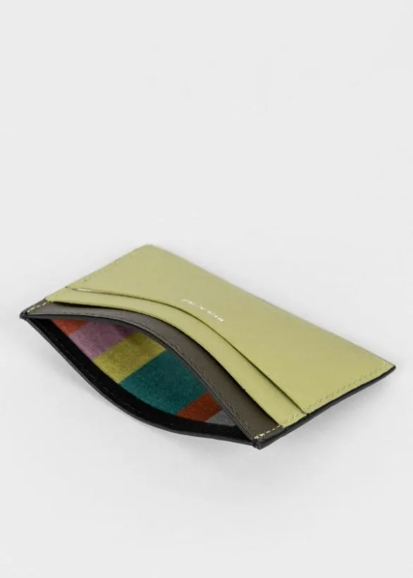 Paul Smith Monogrammed Gifts Leather Credit Card Holder Black 8211 Mens