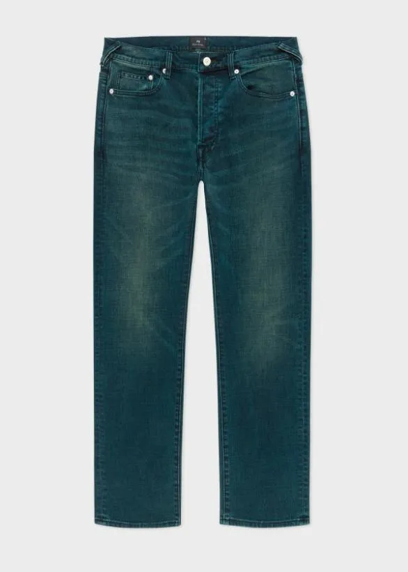 Paul Smith Pants 039Crosshatch Stretch039 OverDye Jeans Dark Blue Wash 8211 Mens Paul Smith Pants 039Crosshatch Stretch039 OverDye Jeans Dark Blue Wash 8211 Mens