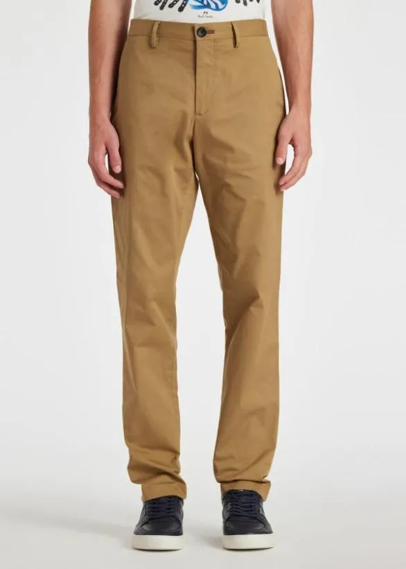 Paul Smith Pants CottonLyocell Chinos Tan 8211 Mens