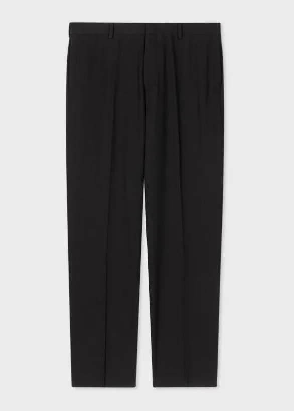 Paul Smith Pants Fine Jaspe Herringbone Straight Leg Trousers Black 8211 Mens Paul Smith Pants Fine Jaspe Herringbone Straight Leg Trousers Black 8211 Mens