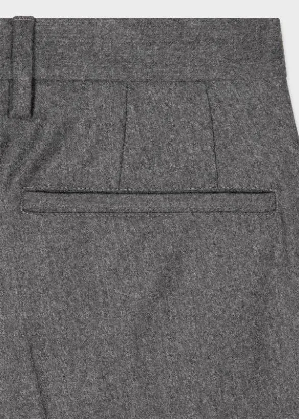 Paul Smith Pants SlimFit WoolCashmere Pants Grey 8211 Mens