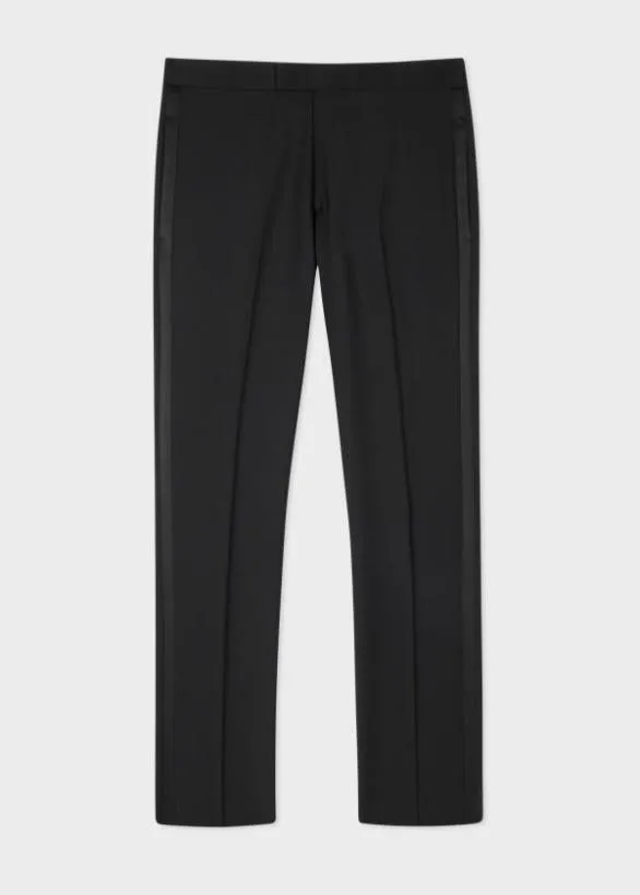 Paul Smith Pants Wool And MohairBlend Evening Pants Black 8211 Mens