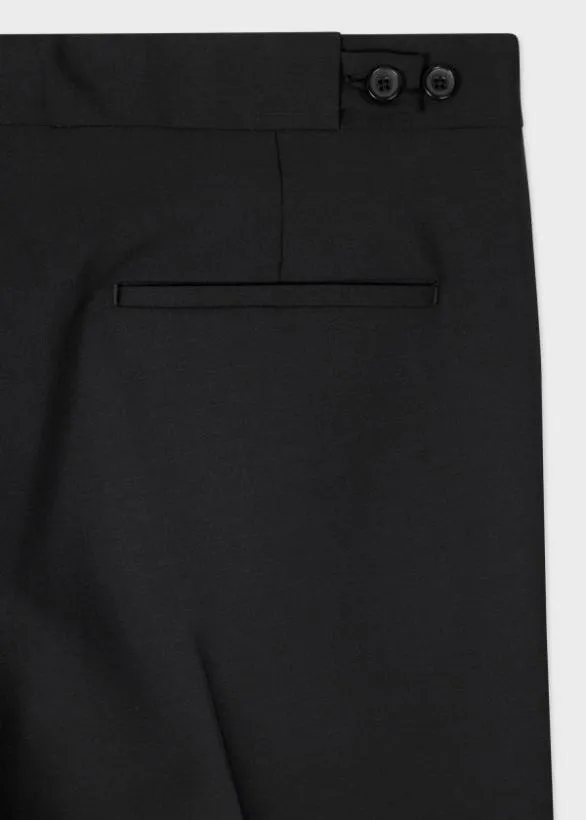 Paul Smith Pants Wool And MohairBlend Evening Pants Black 8211 Mens