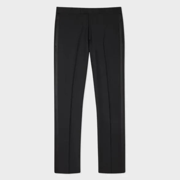 Paul Smith Pants Wool And MohairBlend Evening Pants Black 8211 Mens