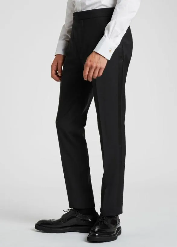 Paul Smith Pants Wool And MohairBlend Evening Pants Black 8211 Mens