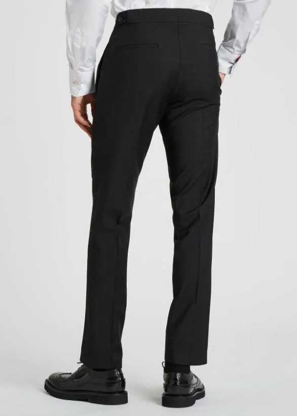 Paul Smith Pants Wool And MohairBlend Evening Pants Black 8211 Mens