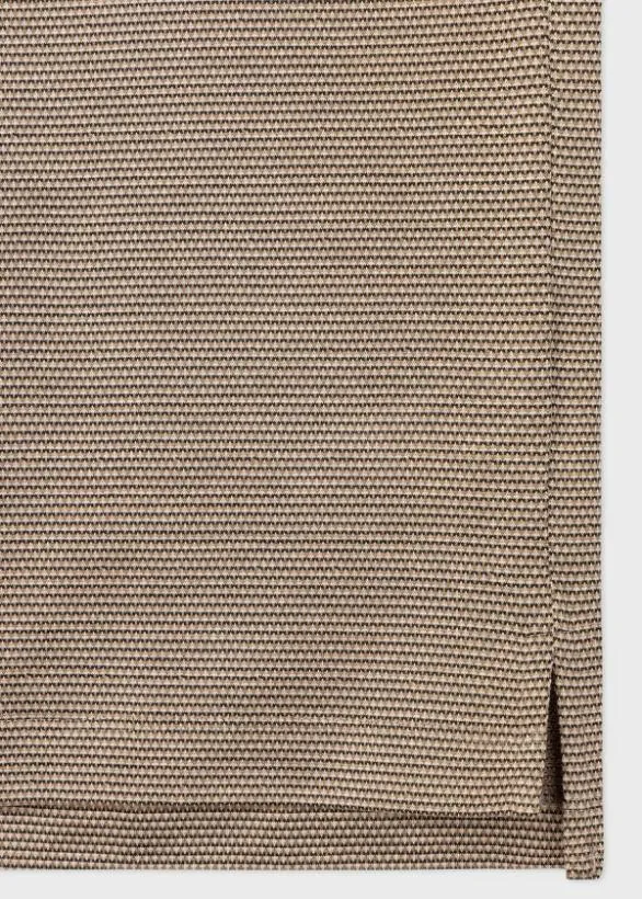 Paul Smith Polo Shirts Contrast Collar Polo Shirt Beige 8211 Mens