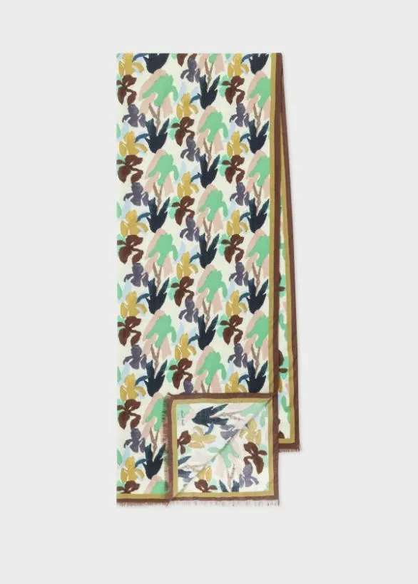 Paul Smith Scarves 039Iris039 Scarf Multicolour 8211 Mens