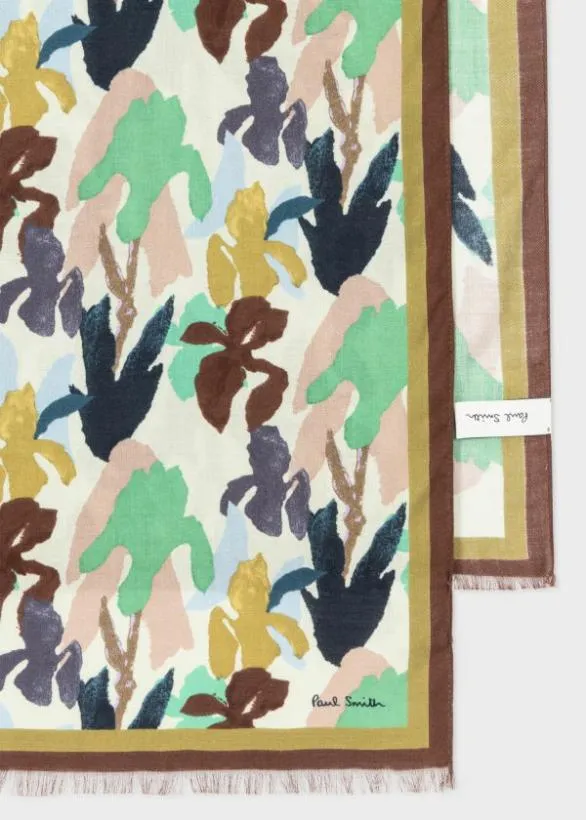 Paul Smith Scarves 039Iris039 Scarf Multicolour 8211 Mens