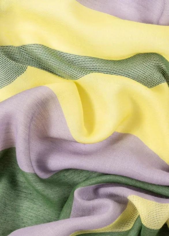 Paul Smith Scarves CottonBlend Scarf Green 8211 Mens