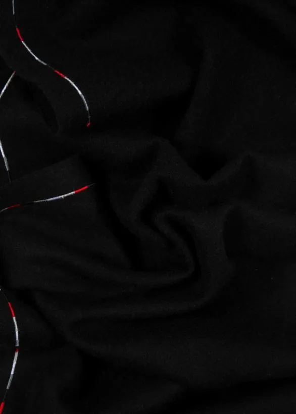 Paul Smith Scarves Paul Smith and Manchester United 8211 Wool Scarf Black 8211 MensWomens