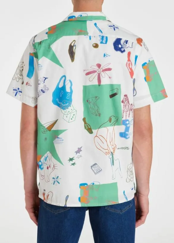 Paul Smith Shirts 039Magnificent Obsessions039 Shirt White 8211 Mens