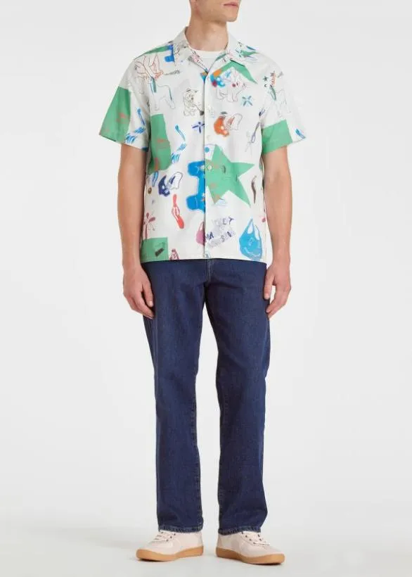 Paul Smith Shirts 039Magnificent Obsessions039 Shirt White 8211 Mens