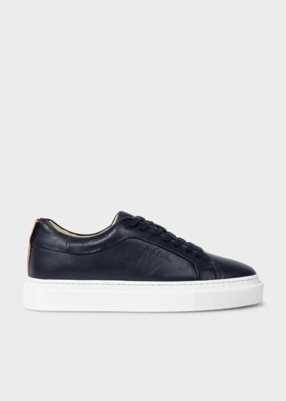 Paul Smith Sneakers Leather 039Malbus039 Trainers Navy 8211 Mens