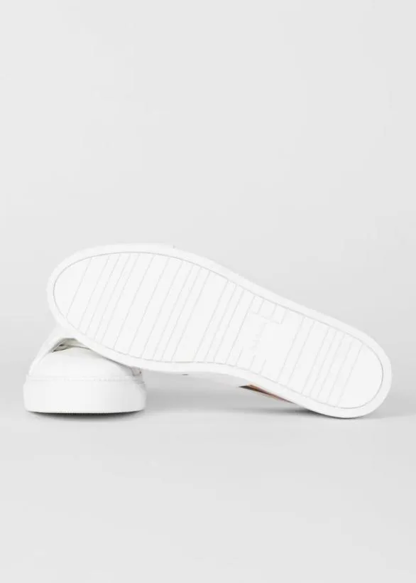 Paul Smith Sneakers Leather 039Signature Stripe039 Panel 039Basso039 Trainers White 8211 Mens