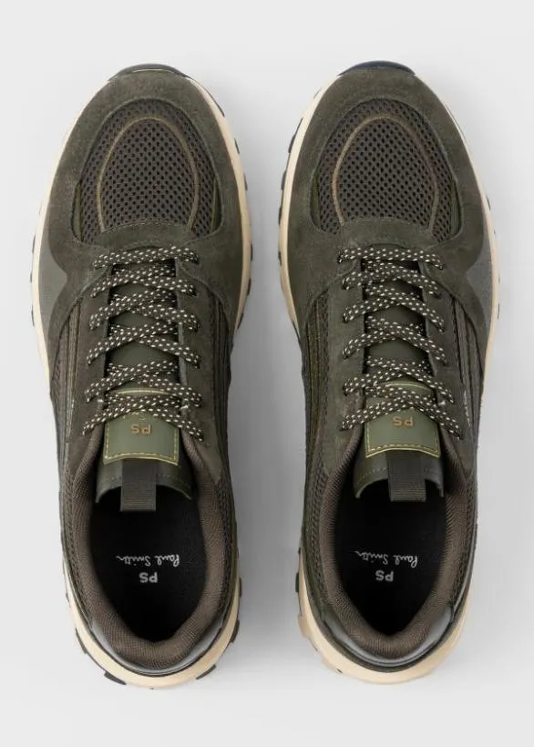 Paul Smith Sneakers Suede 039Marino039 Trainers Khaki 8211 Mens