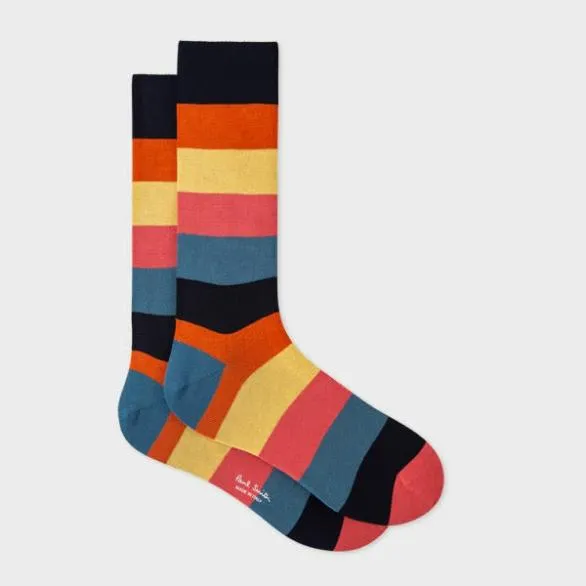 Paul Smith Socks 039Artist Stripe039 Block Socks Artist Stripe 8211 Mens