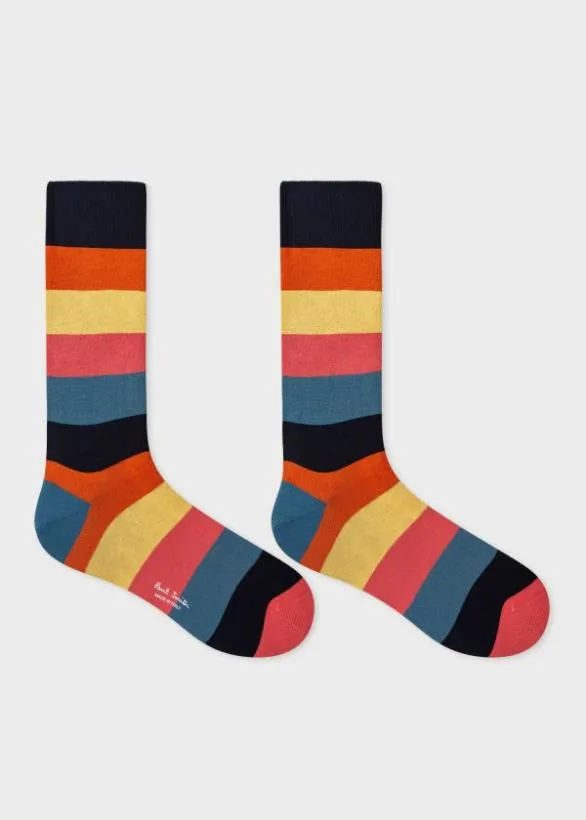 Paul Smith Socks 039Artist Stripe039 Block Socks Artist Stripe 8211 Mens