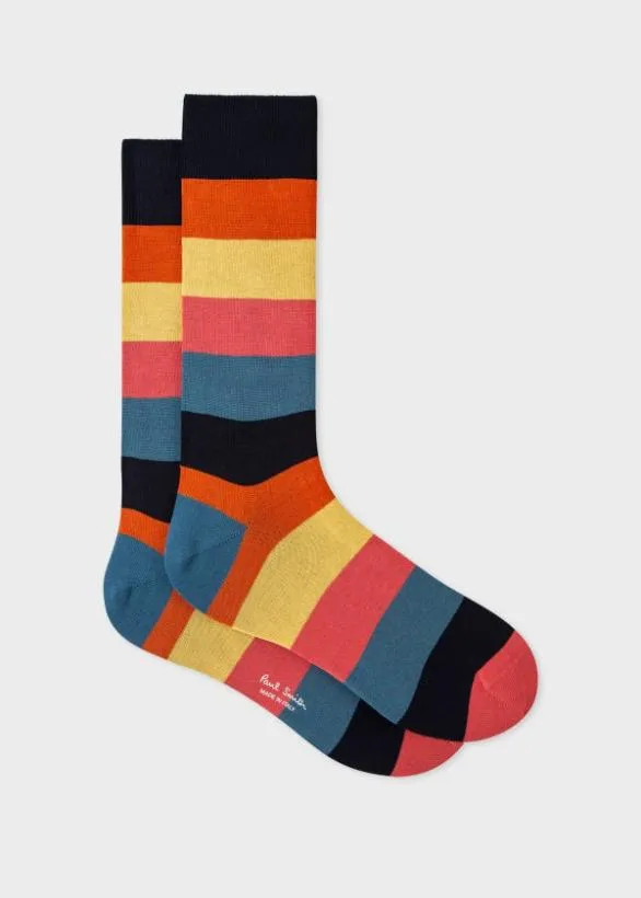Paul Smith Socks 039Artist Stripe039 Block Socks Artist Stripe 8211 Mens