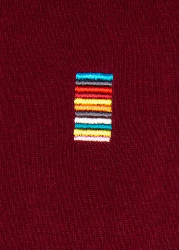 Paul Smith Socks 039Signature Stripe039 Socks Burgundy 8211 Mens