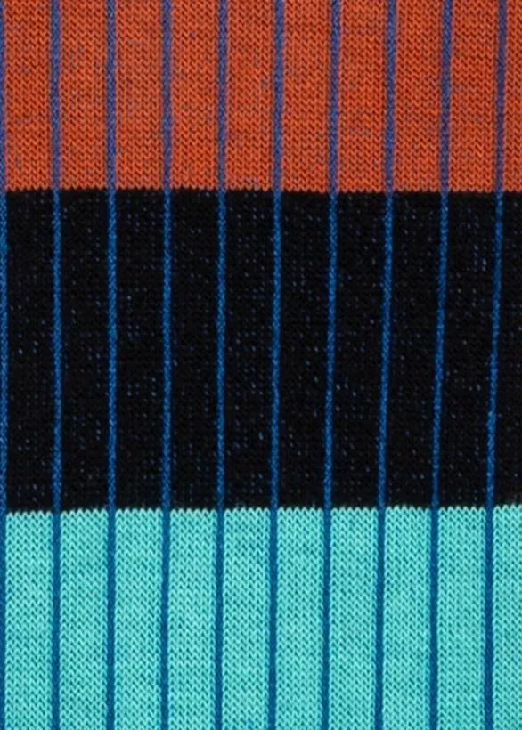 Paul Smith Socks Colour Block Stripe Socks Black 8211 Mens