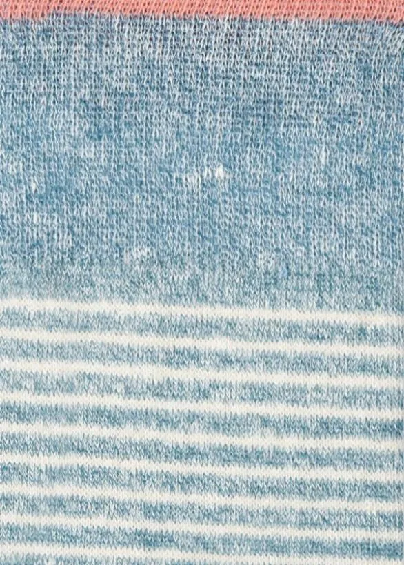 Paul Smith Socks LinenBlend Faded Striped Socks Blue 8211 Mens