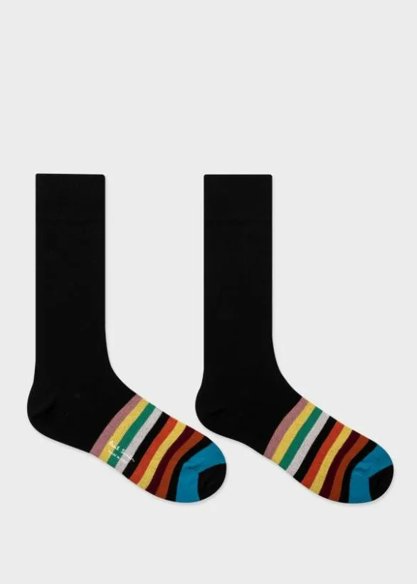 Paul Smith Socks Signature Stripe Socks Black 8211 Mens