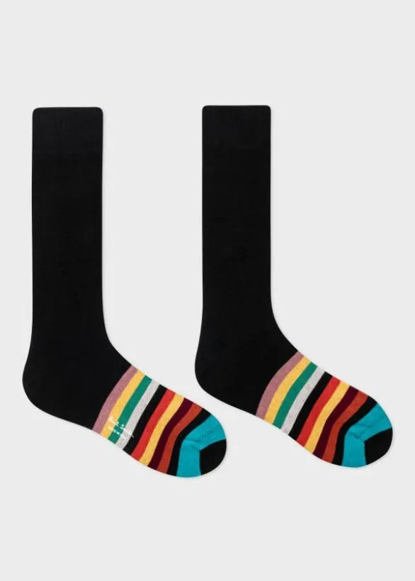 Paul Smith Socks Stripe Tipping Socks Three Pack Multicolour 8211 Mens