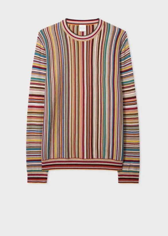 Paul Smith Sweaters 039Signature Stripe039 Sweater Multicolour 8211 Mens