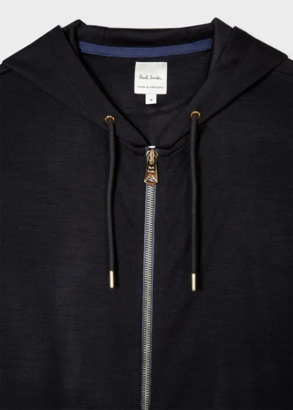 Paul Smith Sweaters 039Signature Stripe039 Wool Hoodie Navy 8211 Mens