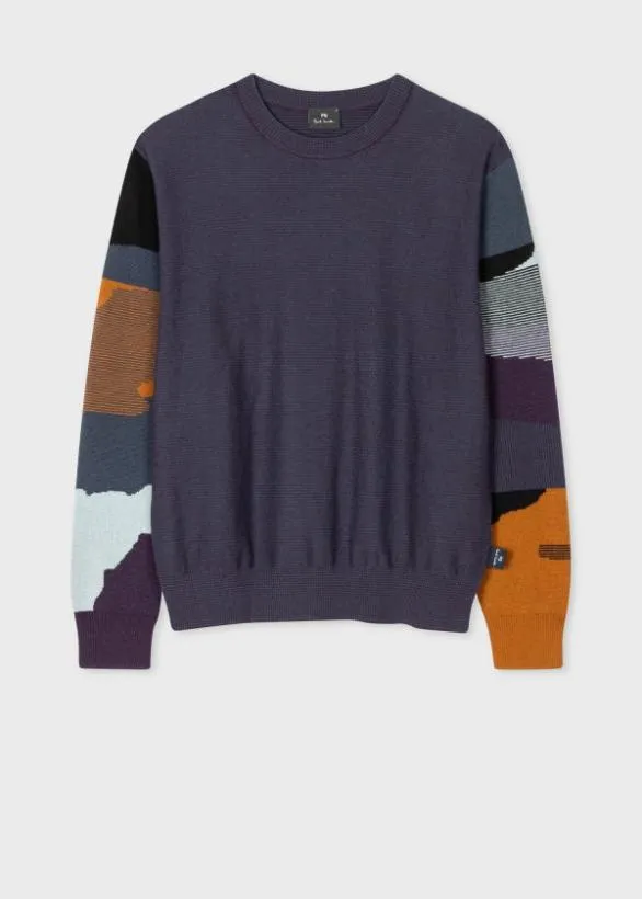 Paul Smith Sweaters CottonMerino Blend 039Plains039 Sweater Multicolour 8211 Mens Paul Smith Sweaters CottonMerino Blend 039Plains039 Sweater Multicolour 8211 Mens