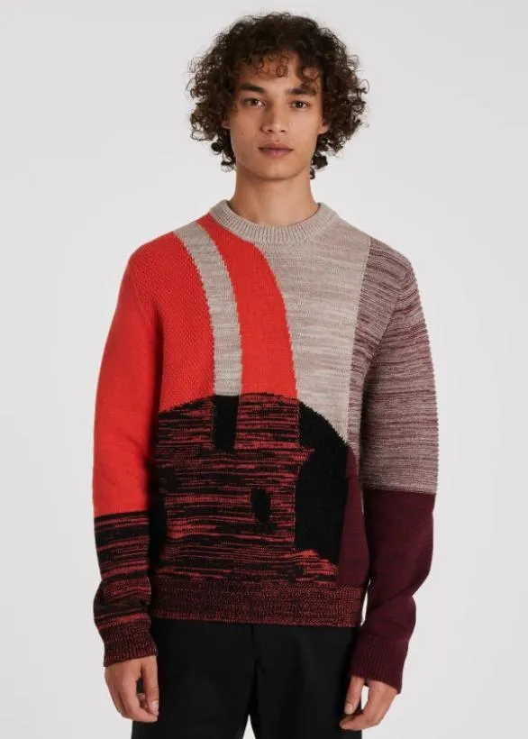 Paul Smith Sweaters WoolBlend 039Souvenir039 Sweater Red 8211 Mens