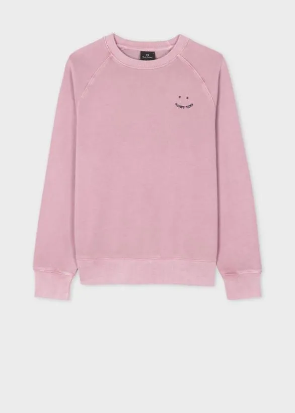 Paul Smith Sweatshirts and Hoodies 039Happy039 Raglan Sweatshirt Pink 8211 Mens Paul Smith Sweatshirts and Hoodies 039Happy039 Raglan Sweatshirt Pink 8211 Mens