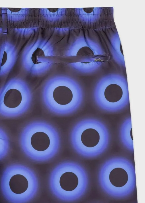 Paul Smith Swimwear 039Glow Polka039 Long Swim Shorts Navy 8211 Mens