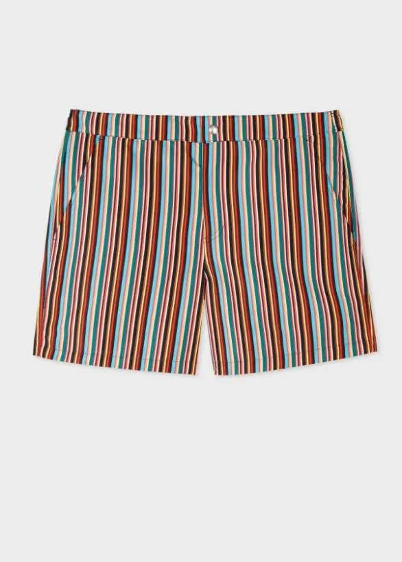 Paul Smith Swimwear 039Signature Stripe039 Swim Shorts Multicolour 8211 Mens