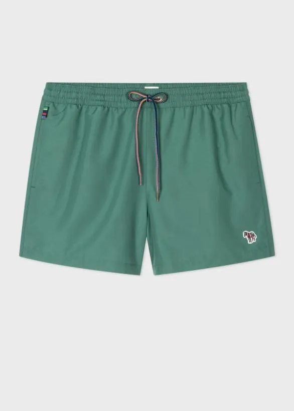 Paul Smith Swimwear Zebra Swim Shorts Teal 8211 Mens