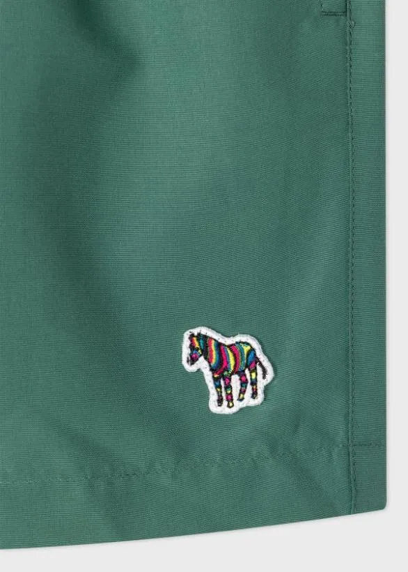 Paul Smith Swimwear Zebra Swim Shorts Teal 8211 Mens