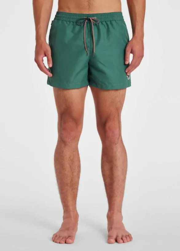 Paul Smith Swimwear Zebra Swim Shorts Teal 8211 Mens