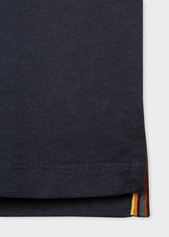 Paul Smith TShirts 039Artist Stripe039 Collar TShirt Navy 8211 Mens