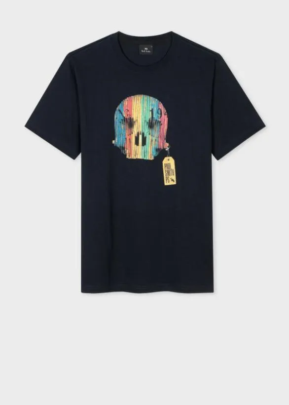 Paul Smith TShirts 039Skull039 TShirt Navy 8211 Mens