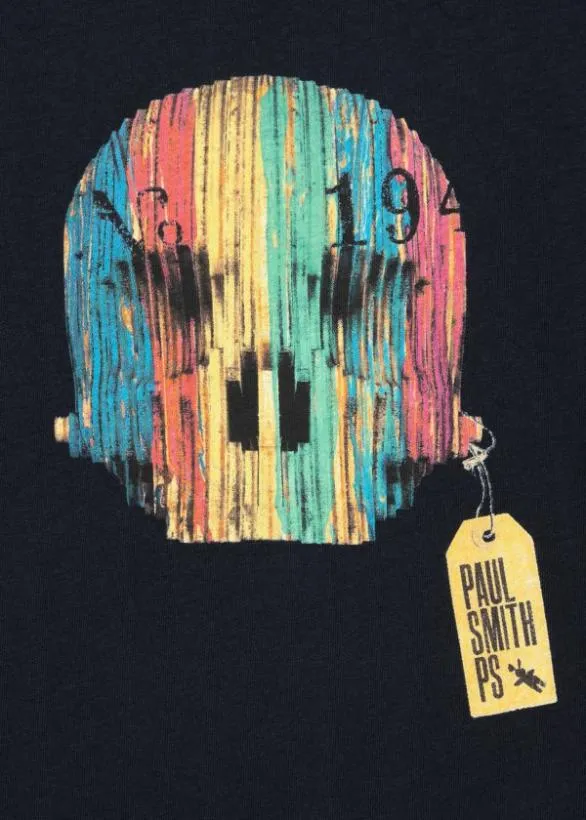 Paul Smith TShirts 039Skull039 TShirt Navy 8211 Mens
