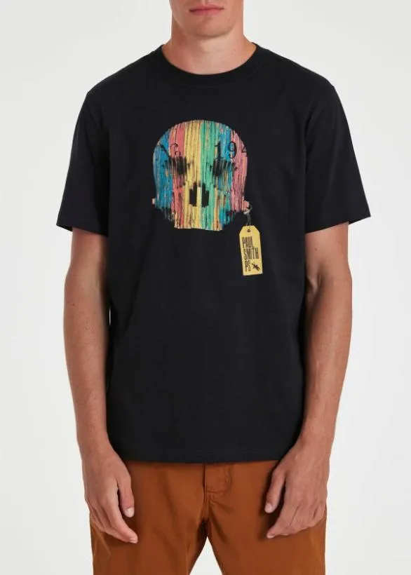 Paul Smith TShirts 039Skull039 TShirt Navy 8211 Mens