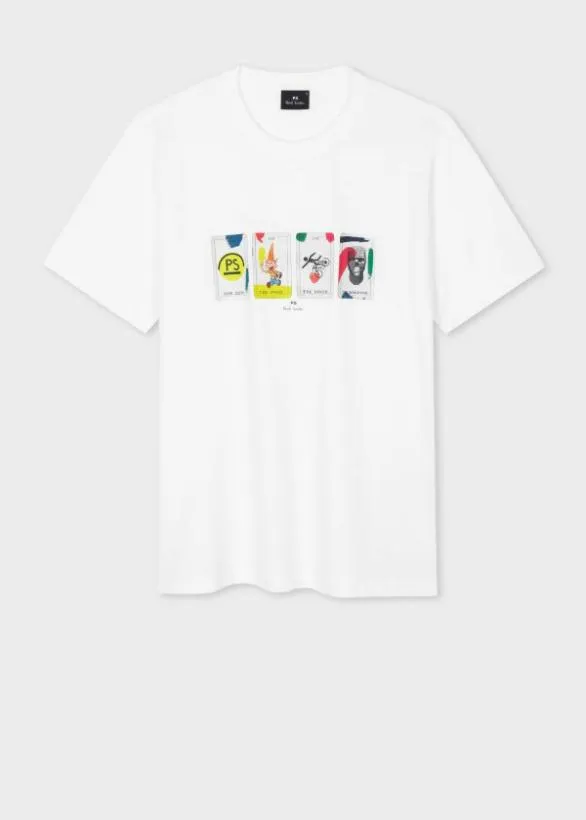 Paul Smith TShirts 039Tarot Cards039 TShirt White 8211 Mens