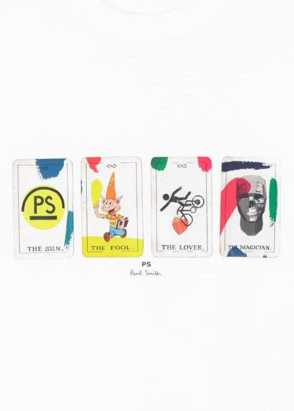 Paul Smith TShirts 039Tarot Cards039 TShirt White 8211 Mens