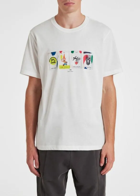 Paul Smith TShirts 039Tarot Cards039 TShirt White 8211 Mens