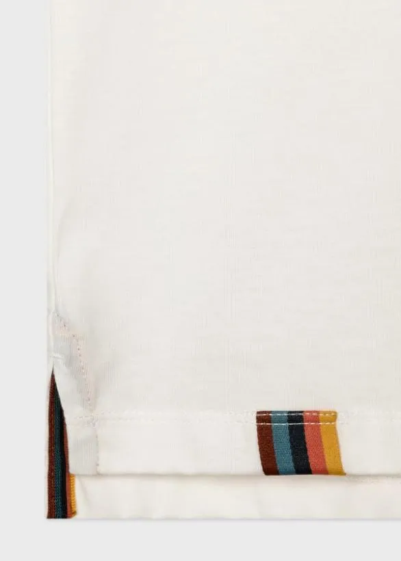Paul Smith TShirts Pocket TShirt With 039Artist Stripe039 Tab White 8211 Mens
