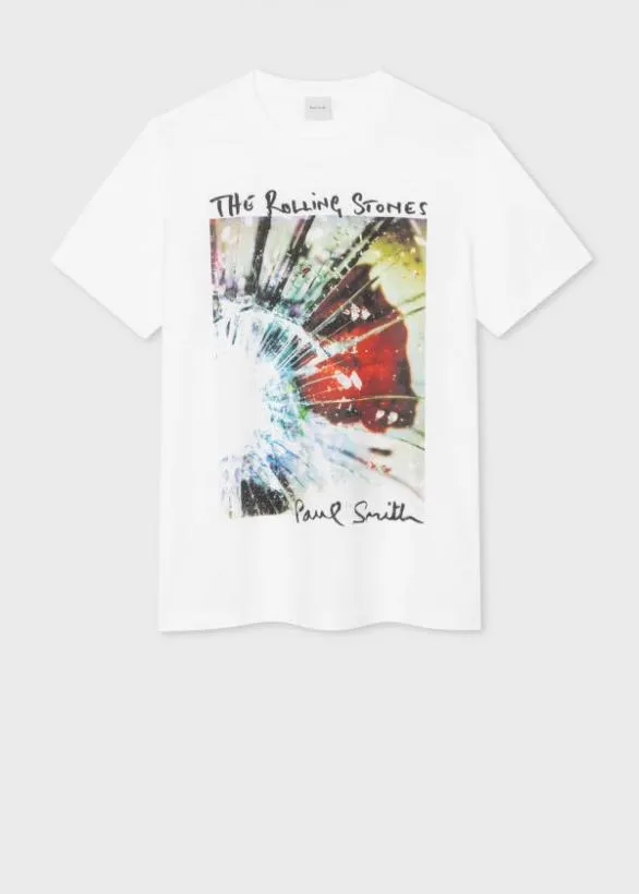 Paul Smith TShirts The Rolling Stones X Paul Smith 8211 039Hackney Diamonds039 TShirt White 8211 MensWomens