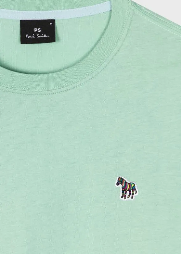 Paul Smith TShirts Zebra Logo TShirt Pistachio 8211 Mens