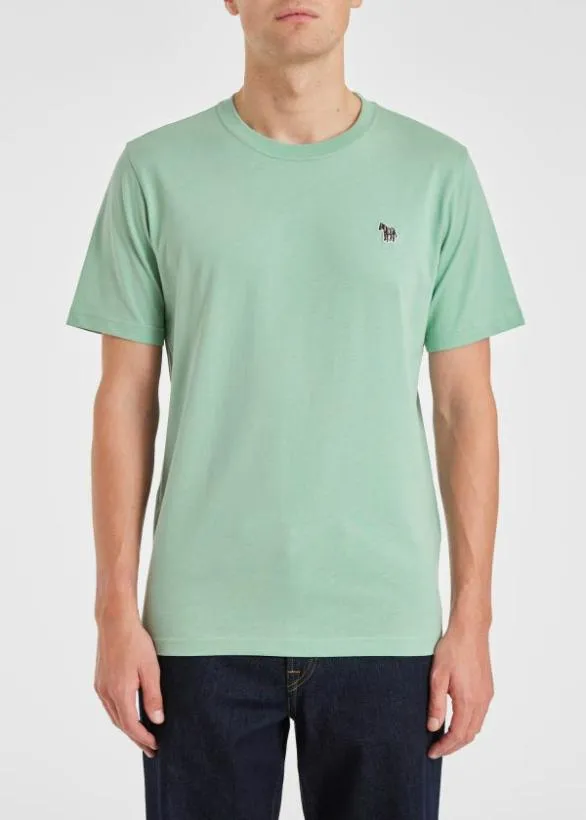 Paul Smith TShirts Zebra Logo TShirt Pistachio 8211 Mens